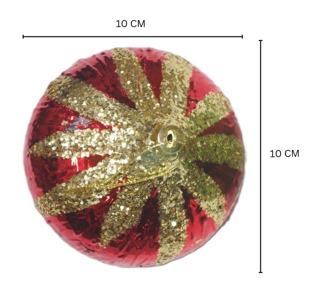 Christmas Balls Ornaments (10 CM)