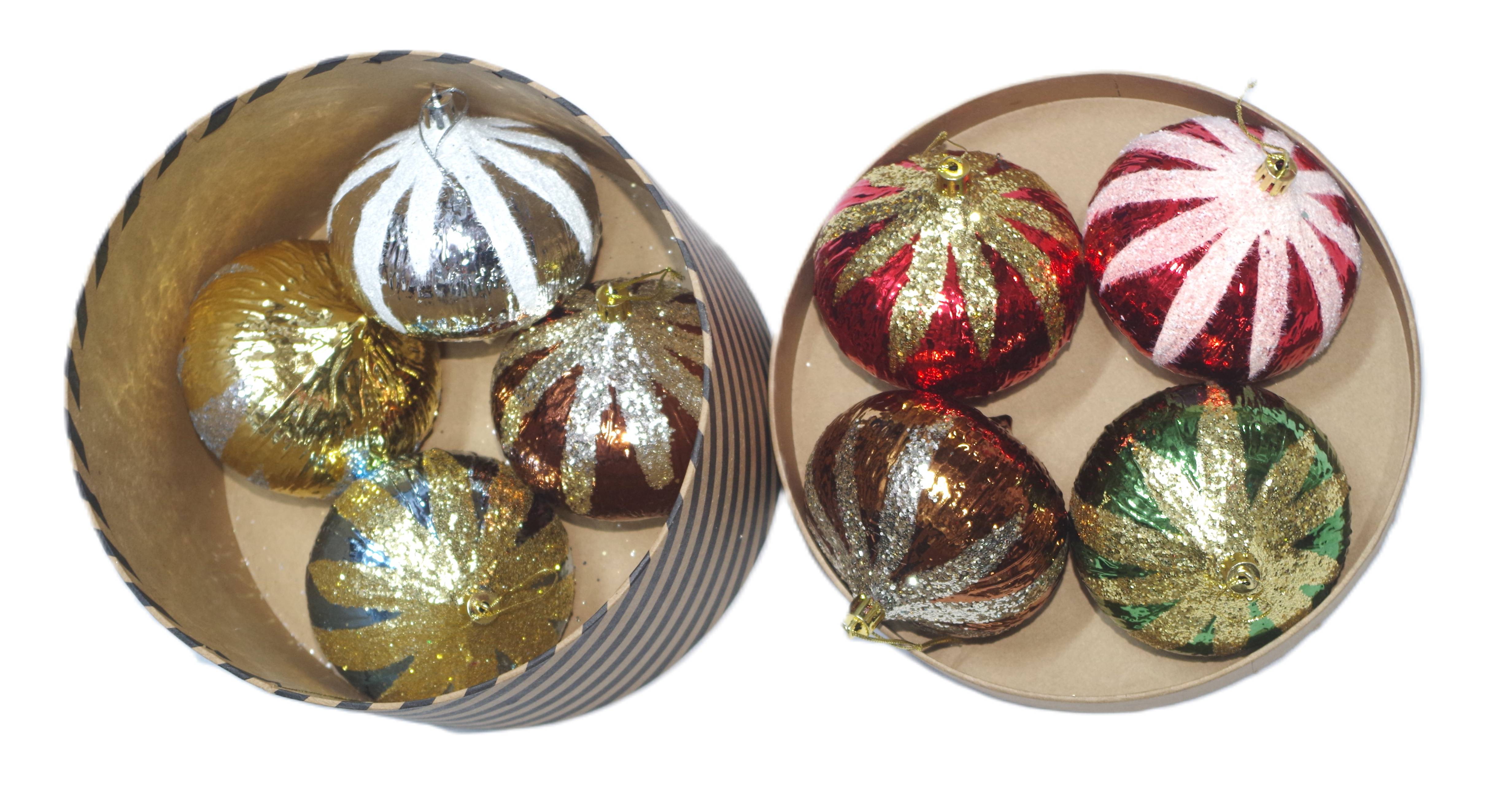 Christmas Balls Ornaments (10 CM)