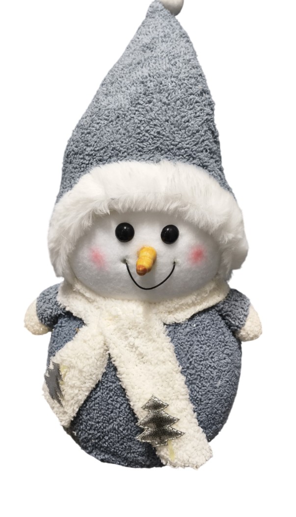 Christmas Decorative Gray Snowman