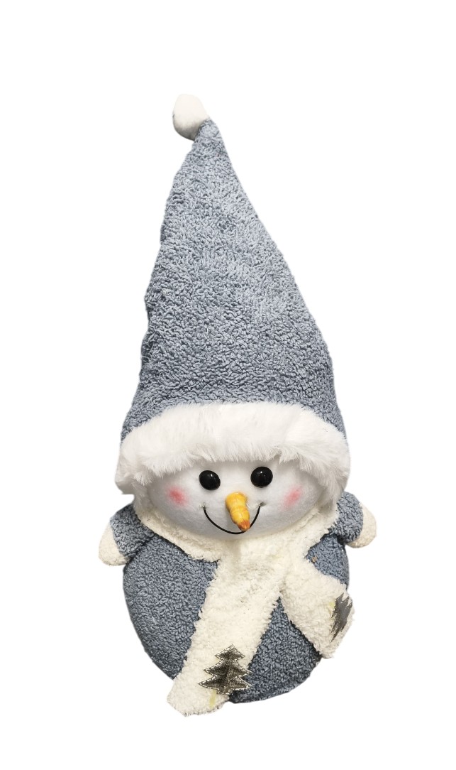 Christmas Decorative Gray Snowman