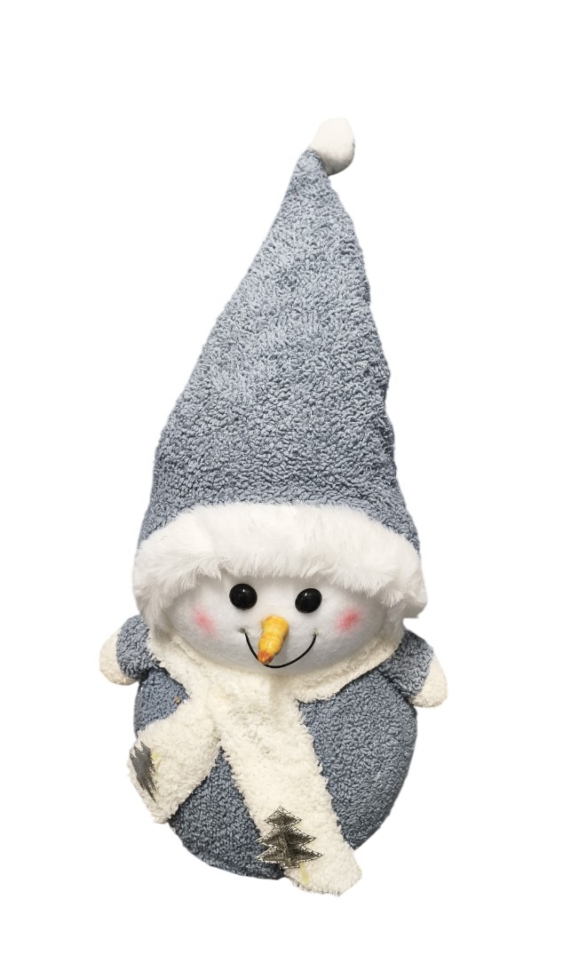 Christmas Decorative Gray Snowman