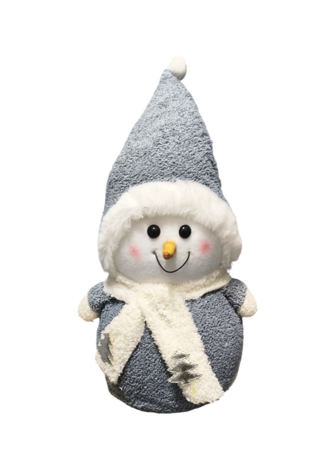 Christmas Decorative Gray Snowman