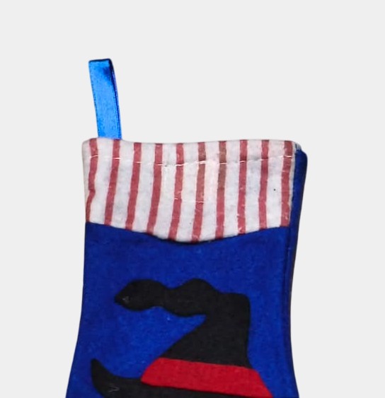 Christmas Gift Blue Stockings