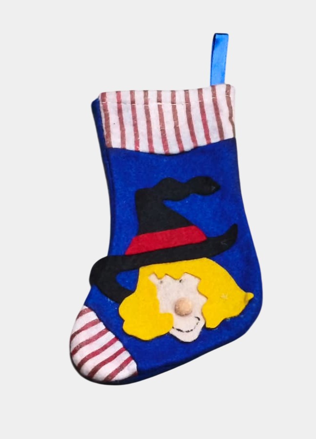 Christmas Gift Blue Stockings