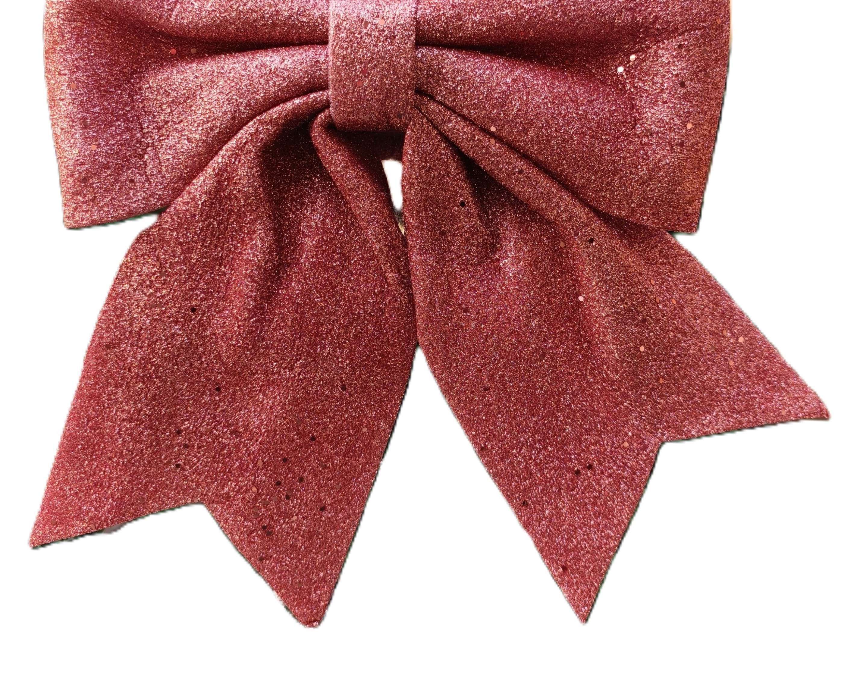 Christmas Large Glitter Bow (30 CM Maroon)