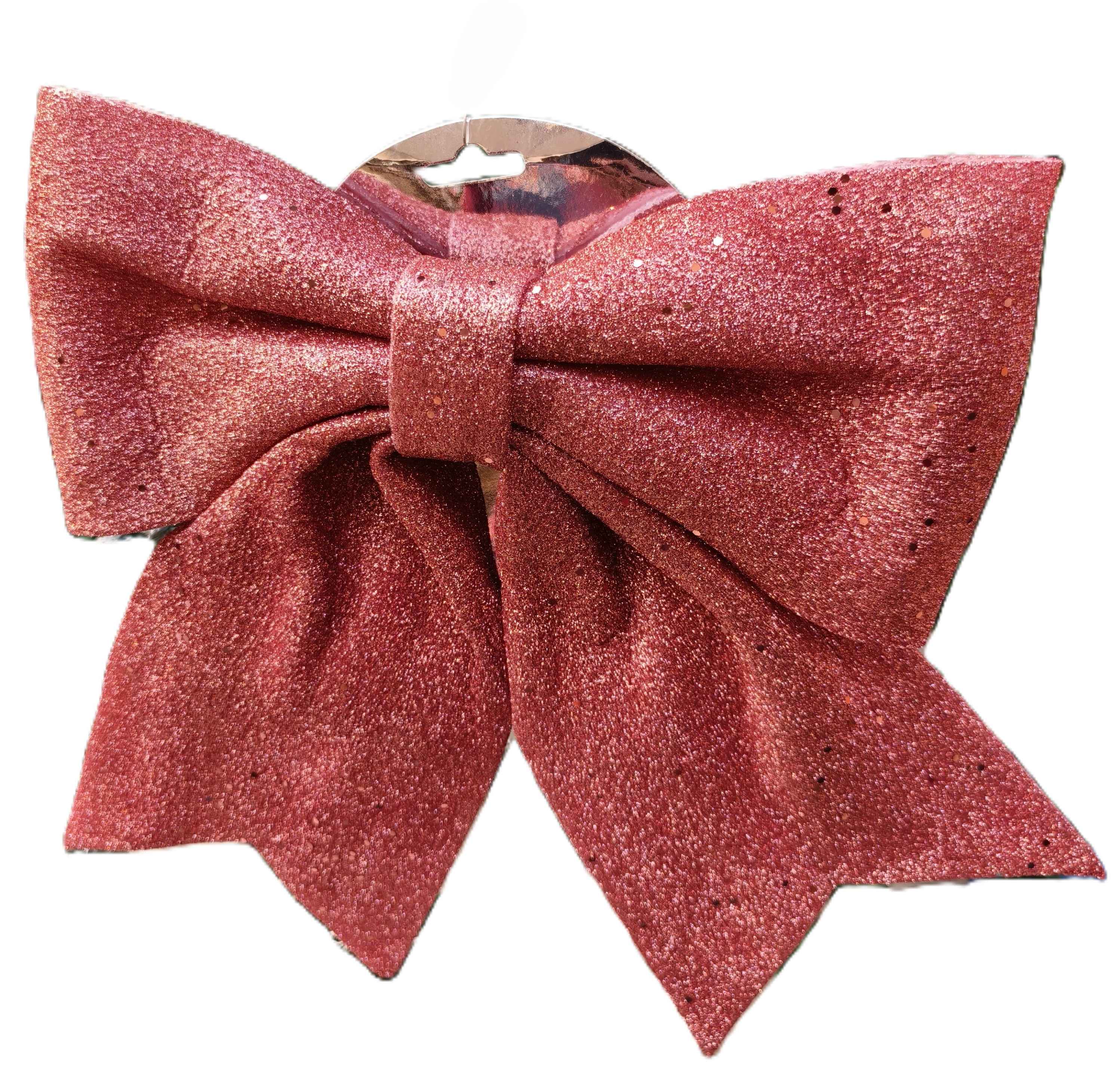 Christmas Large Glitter Bow (30 CM Maroon)