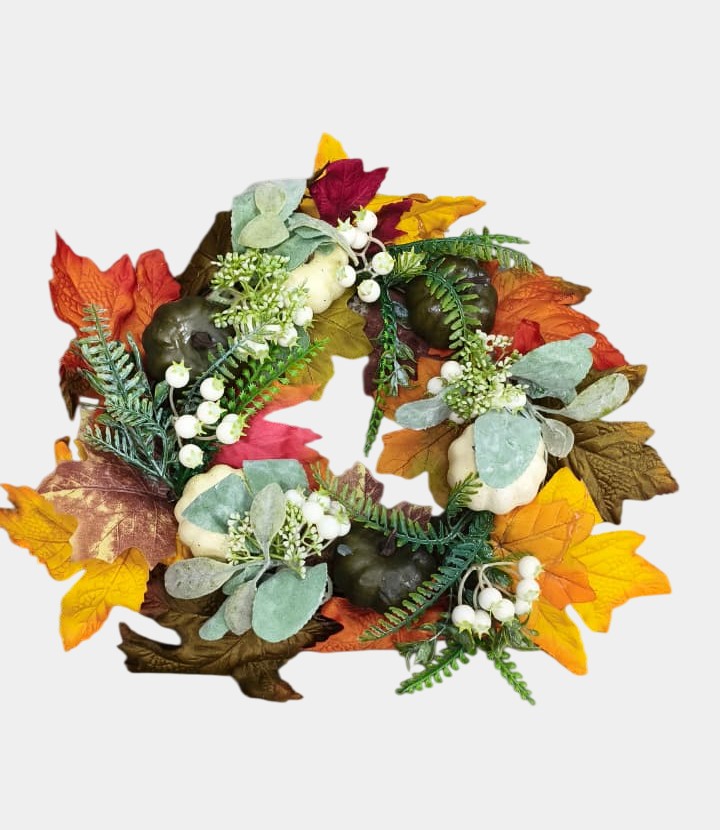 Christmas Maple Leaf Wreath (1 Pc)