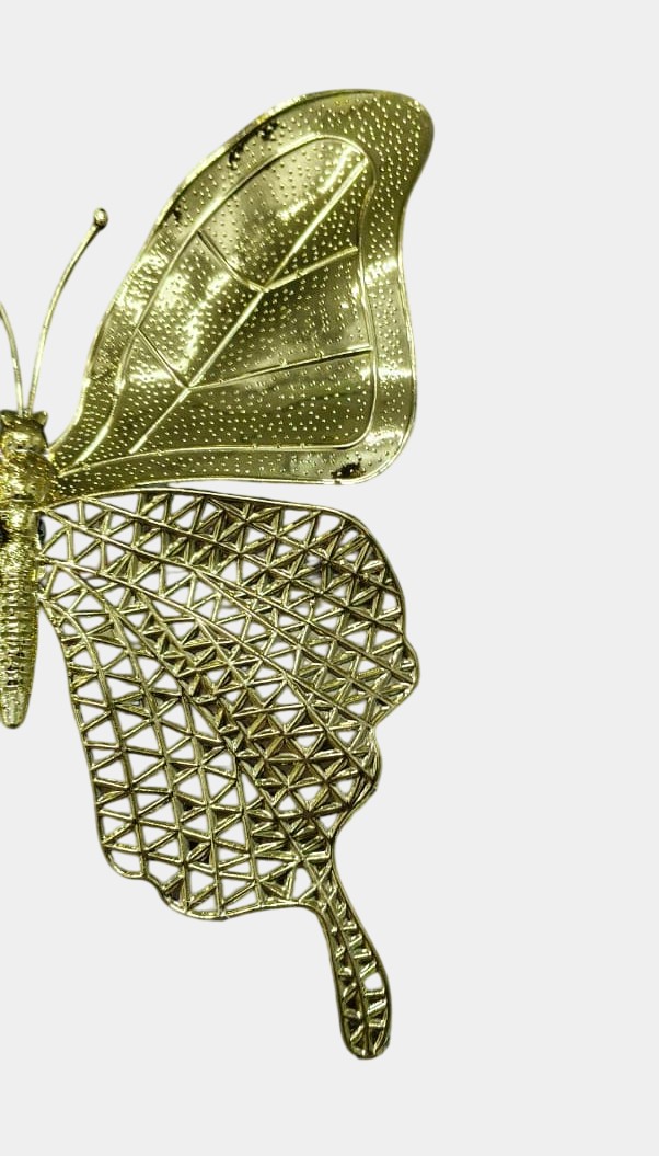 Golden Butterfly for Christmas Ornaments