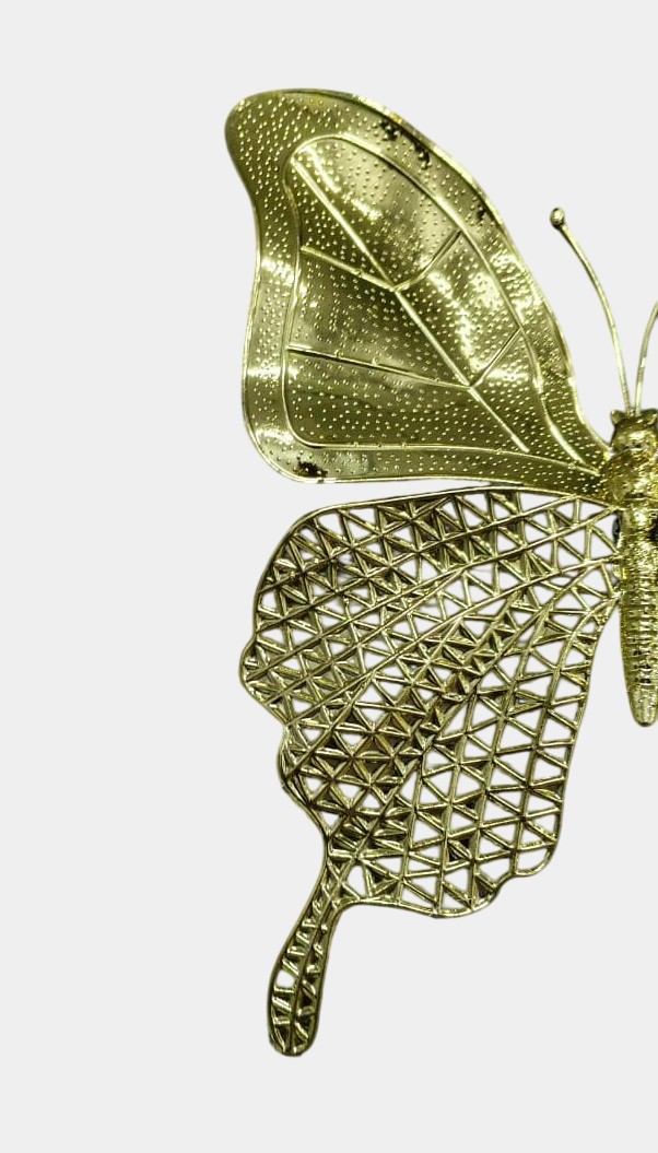 Golden Butterfly for Christmas Ornaments