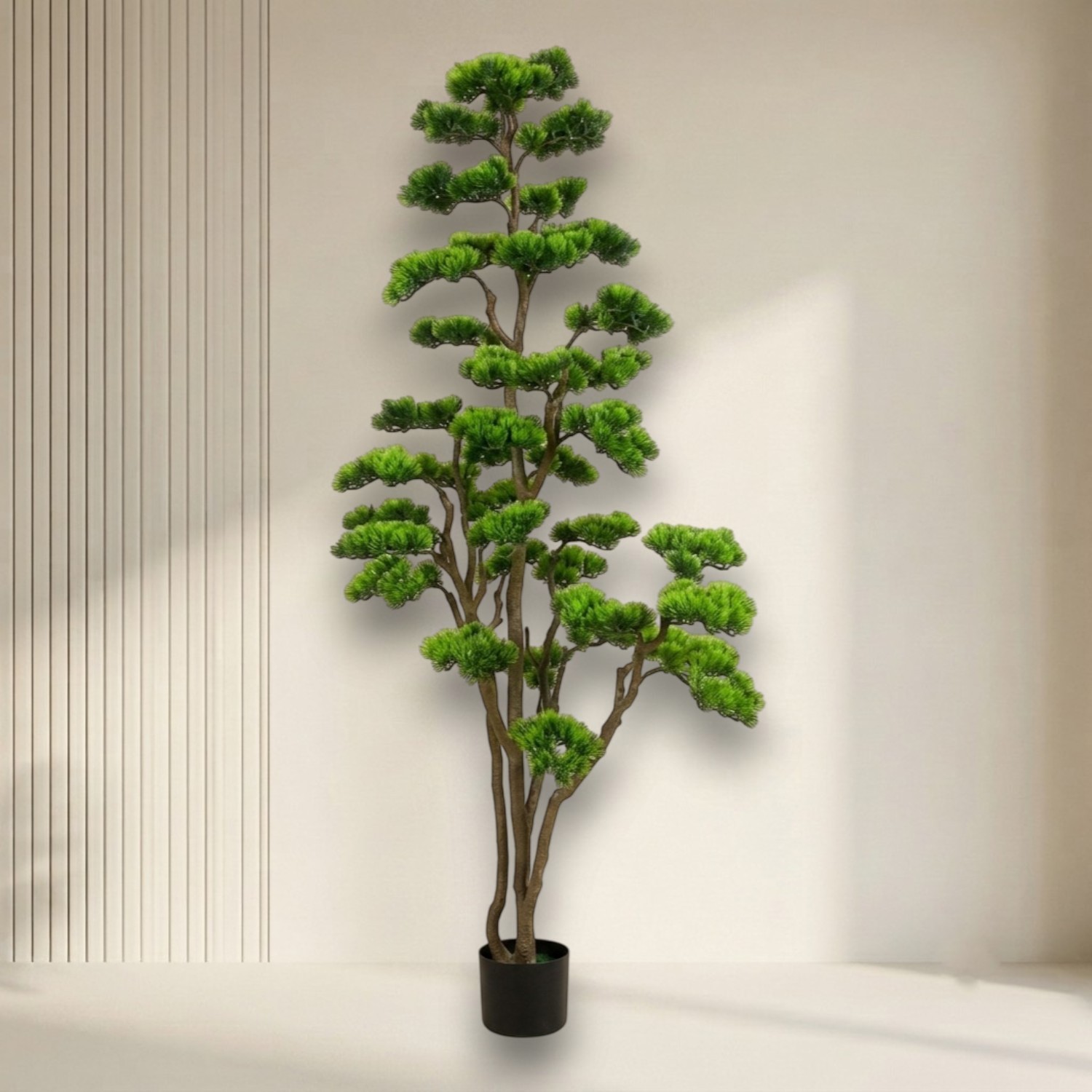 Large Artificial Podocarpus Bonsai Tree 6ft (Without Pot)