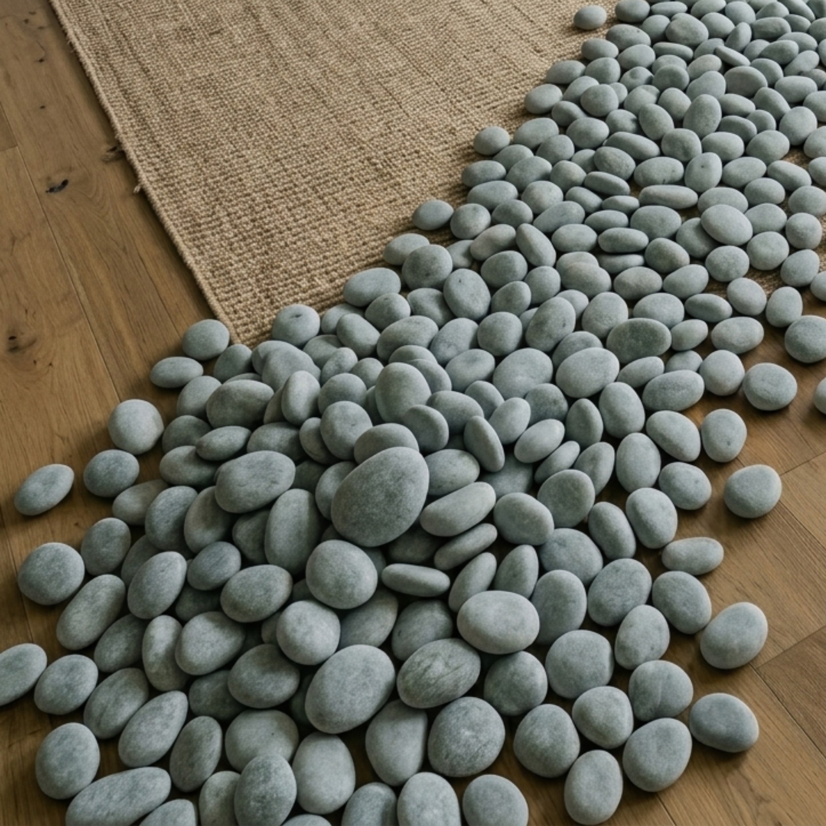 Natural Grey Decorative Stones for Planters & Decor (10 kg)