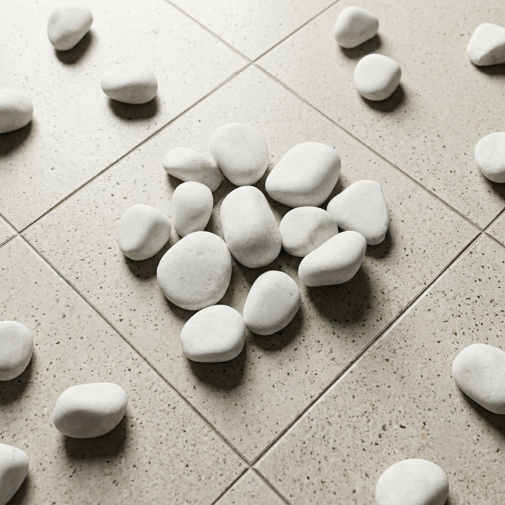 Natural White Rounded River Stones for Planters & Decor (10 kg)