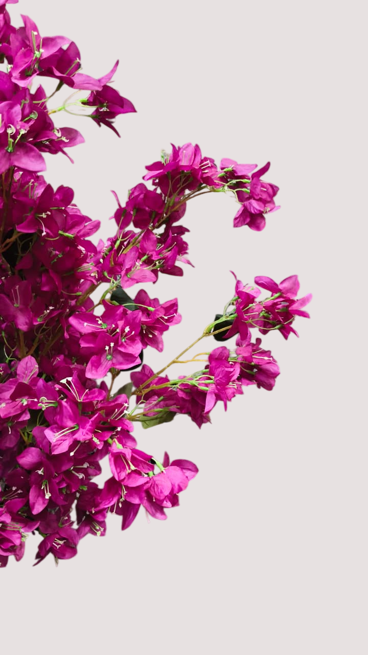 Premium Artificial Bougainvillea Topiary Tree 5.6ft (Without Pot)