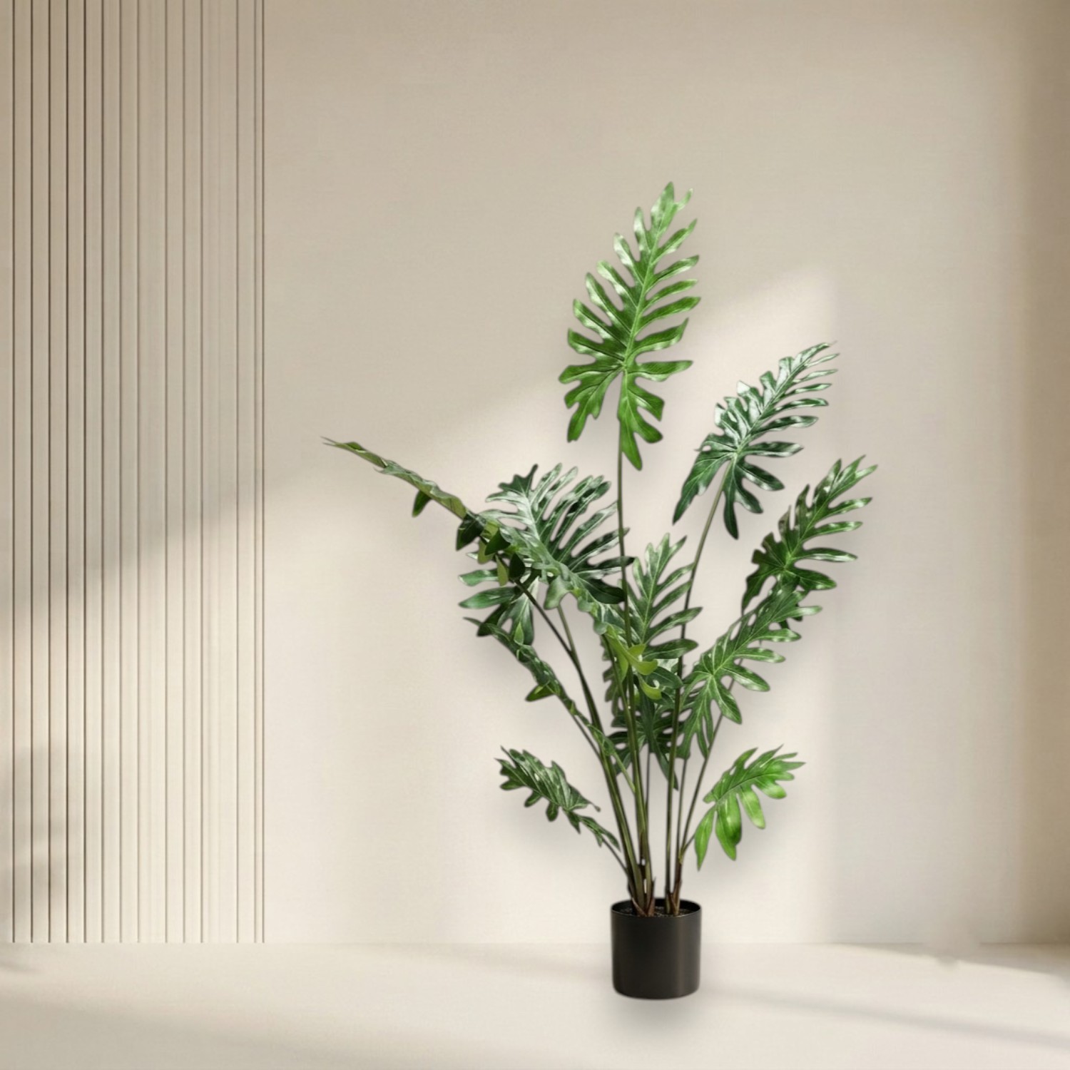 Premium Artificial Philodendron Selloum Plant 4.5ft (Without Pot)