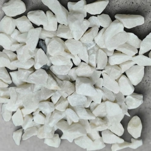 White Decorative Marble Stones for Planters (10 kg)