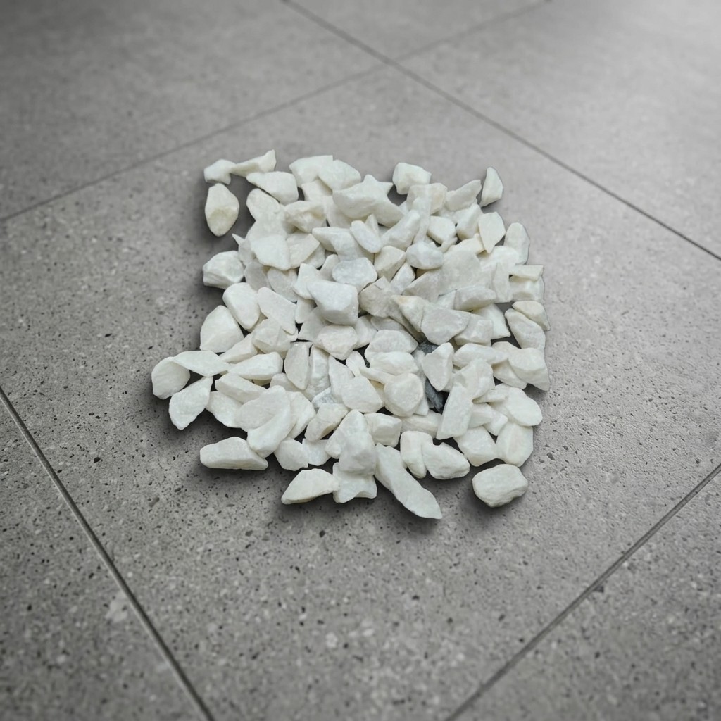 White Decorative Marble Stones for Planters (10 kg)